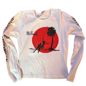 Mr. Bungle California Album White Long Sleeve Shirt Red Graphic women’s small